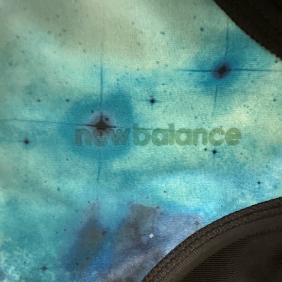 New Balance Blue Celestial Racer Back Tank Top size large Made in USA - Picture 3 of 4